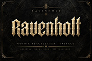 Ravenholt – Blackletter Typeface, a Blackletter Font by Wow Magic (Thumbnail 1 of 4)
