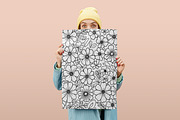 Doodles Flower Coloring Page, a Graphic by Forhadx5 (Thumbnail 10 of 10)