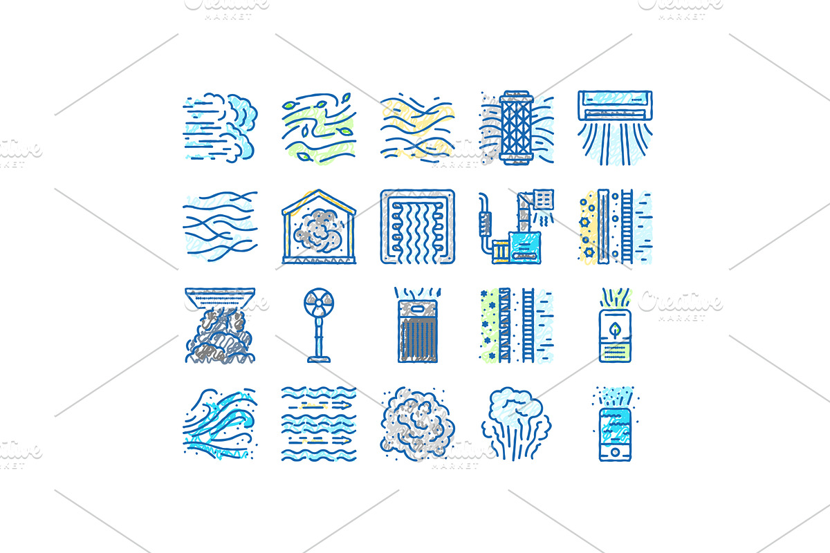 air clean fresh wind flow filter, an Object Illustration by pikepicture