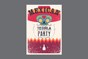 Mexican Party vector poster set., a Food Illustration by PoPaShop (Thumbnail 5 of 10)