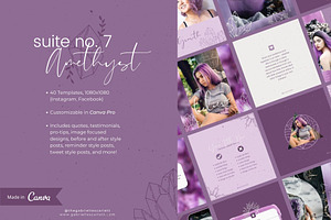 Amethyst | Witchy Social Templates