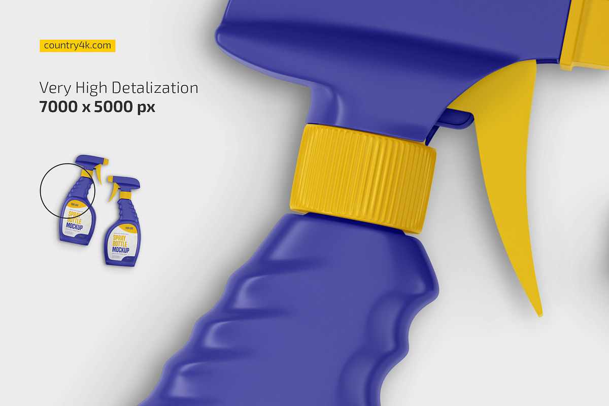 Spray Bottle Mockup Set, a Household Mockup by Country4k (Photo 3 of 4)