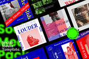 LOUDER - Urban Social Media Brand, a Social Media Template by Dirtytemp Studio (Thumbnail 12 of 12)