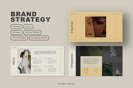 COS | Strategy | Canva & InDesign, a Magazine Template by Studio Brand