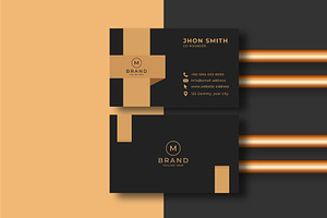 Modern And Clean Business Card, a Business Card Template by M9 Design