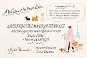 Weekend In Paris Font Duo, a Handwritten Font by Nicky Laatz (Thumbnail 13 of 22)