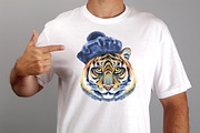 Cute watercolor tigers. Part 2, an Animal Illustration by Watercolor fantasy (Thumbnail 4 of 4)
