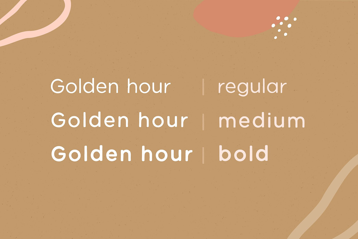 Golden hour | A hand drawn font, a Sans Serif Font by AngelinaKovel (Photo 10 of 14)