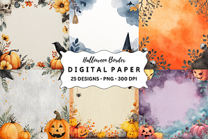 Halloween Border Backgrounds