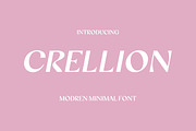 Crellion | Modern Serif Typeface, a Serif Font by Artdez (Thumbnail 1 of 5)