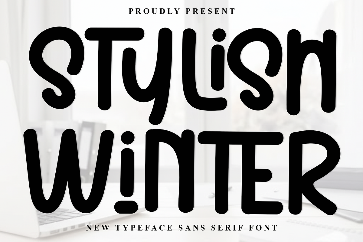 Stylish Winter, a Script Font by FreshTypeINK (Photo 1 of 8)