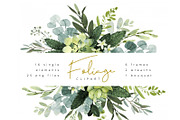 Eucalyptus foliage clipart, a Decorative Illustration by AnnelyBlooms (Thumbnail 1 of 6)