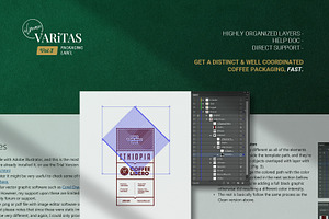 Varitas V3 Coffee Label Templates