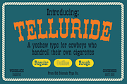 TELLURIDE by Old Colorado Type Co., a Font by Old Colorado Type Co. (Thumbnail 1 of 5)