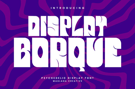 Borque Display Font, a Sans Serif Font by Maulana Creative