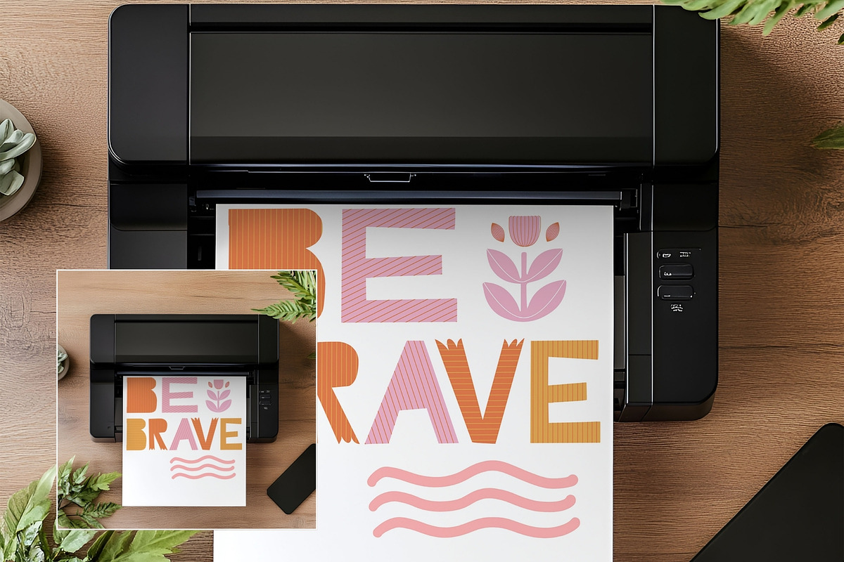 A4 Printer Mockup Printables PR-GR-3, a Household Mockup by Callistemon Creative (Photo 3 of 9)