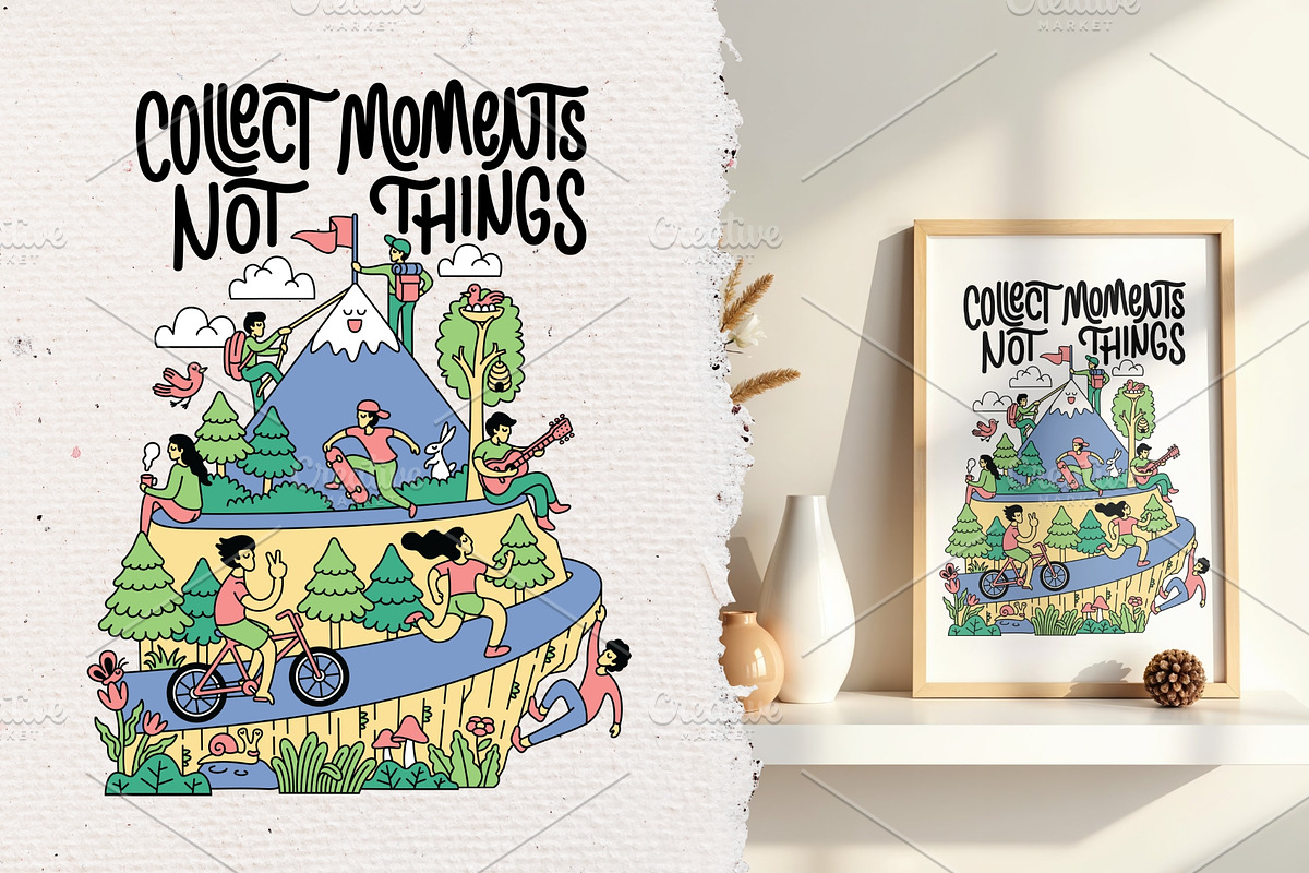 Adventure awaits: 10 illustration, a Person Illustration by gunaonedesign (Photo 7 of 8)