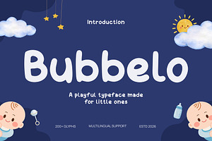 Baby - Bubbelo Font