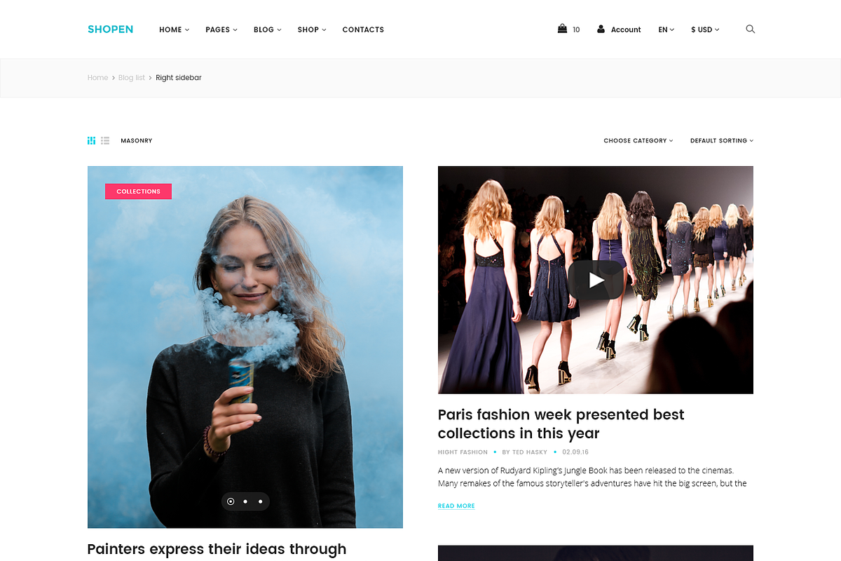 Shopen — Multipurpose PSD Template, a Templates & Theme by ScienteCraft (Photo 30 of 50)