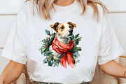 Watercolor Clipart - Christmas Dog, an Illustration by Libby Wishes (Thumbnail 3 of 6)