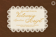 Velouria Script, a Script Font by Setara Langit CreativeStd (Thumbnail 1 of 12)