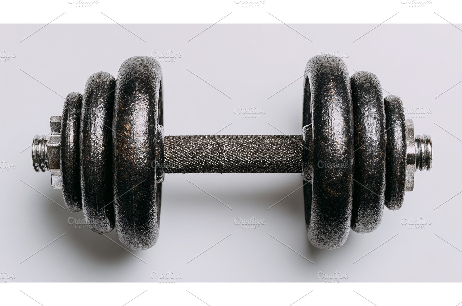 Clipart image of a black dumbbell, a Sports & Recreation Photo by ZinetroN