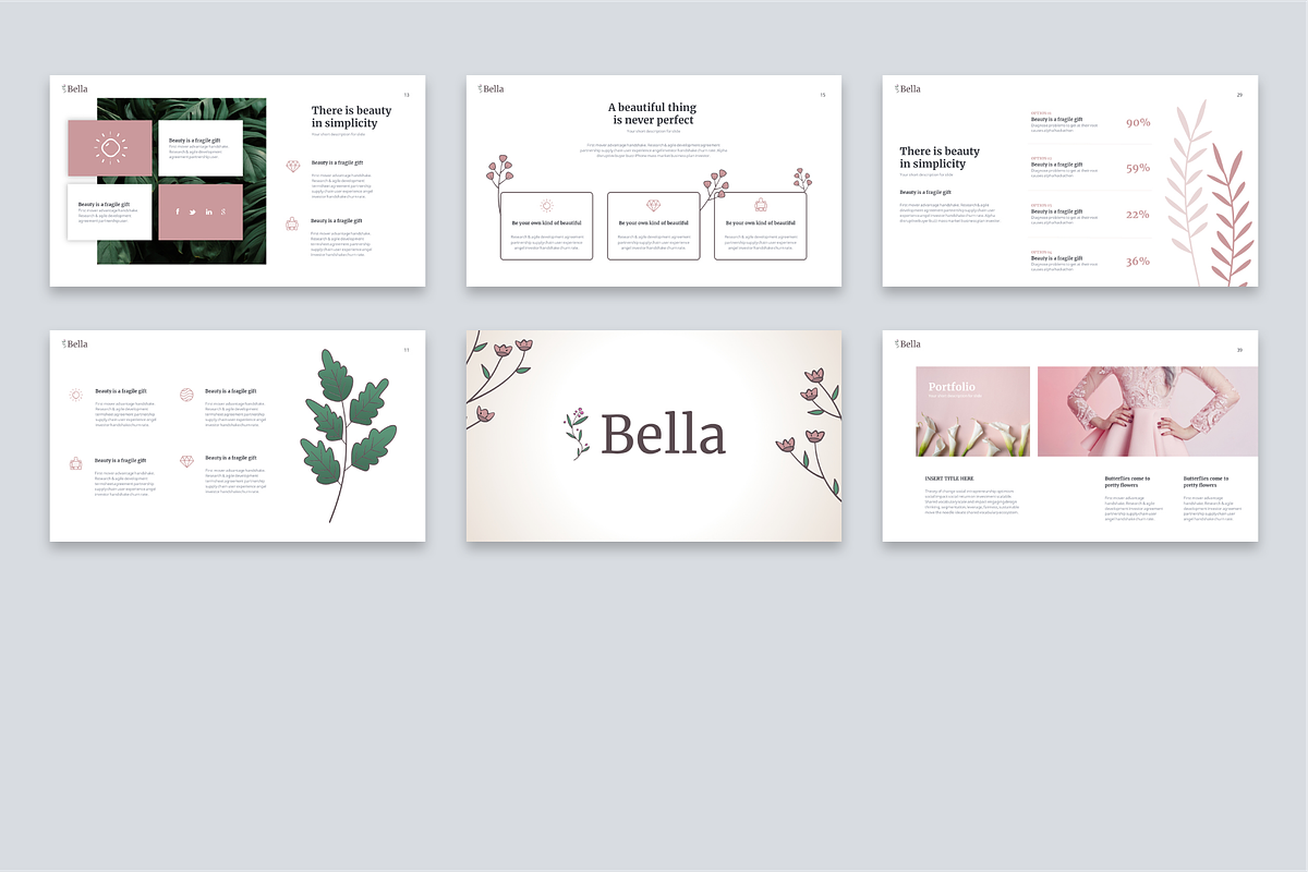 Bella Powerpoint Template, a Presentation Template by Reshapely (Photo 7 of 7)