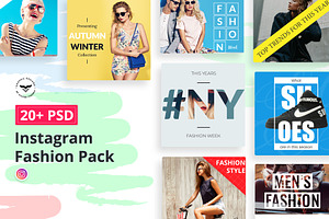 Instagram Social Media Fashion Pack