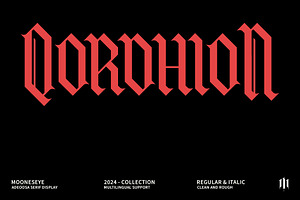 Qordhion - Blackletter Font
