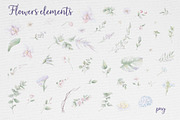 Watercolor flowers Orchids clipart, an Illustration by Yuliya Art (Thumbnail 7 of 18)