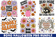 Boho Halloween PNG Bundle, a Work Illustration by CraftArtStudio (Thumbnail 1 of 4)
