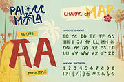 Palmila - Summer Quirky Font, a Symbol Font by Artisan Themes (Thumbnail 2 of 12)
