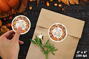 Fall Autumn Thank You Sticker Bundle, an Illustration by Actual Pixel (Thumbnail 20 of 22)