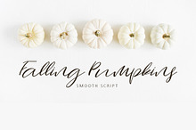 Falling Pumpkins Script Font