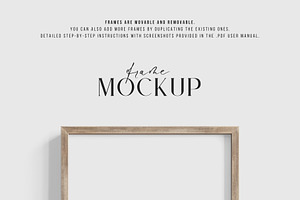 5:7 A4 Frame Mockup PSD PNG 04-01