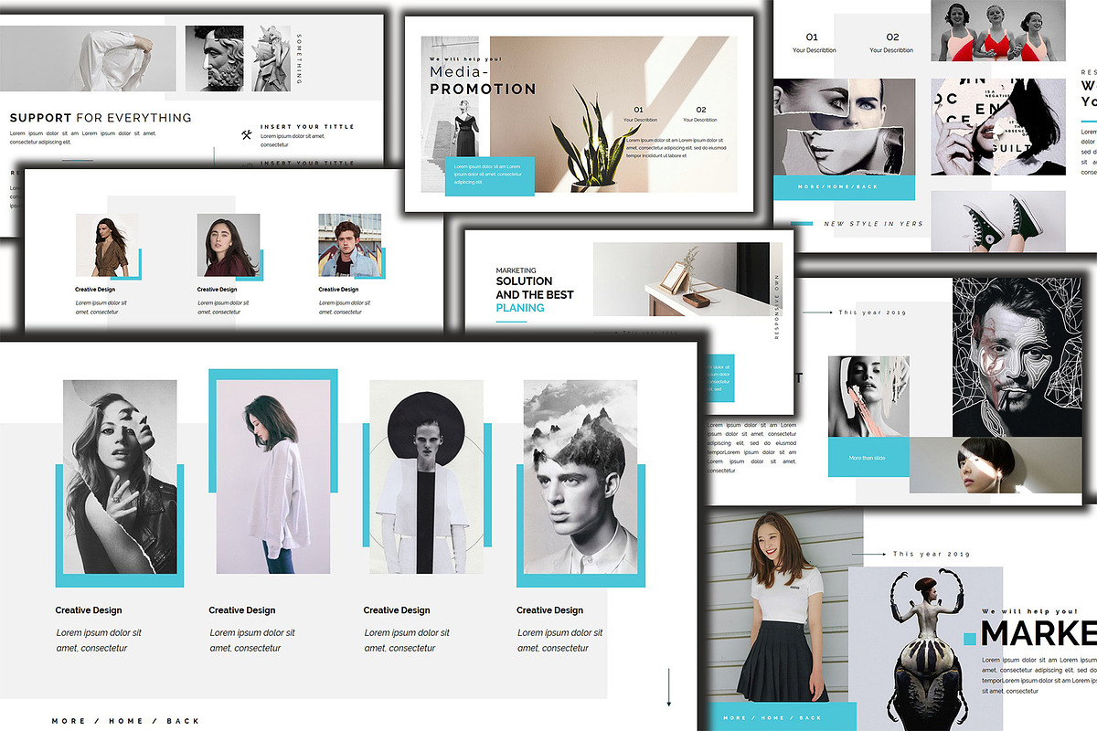 Minimal Corporation Powerpoint, a Presentation Template by Putra Khan (Photo 5 of 8)