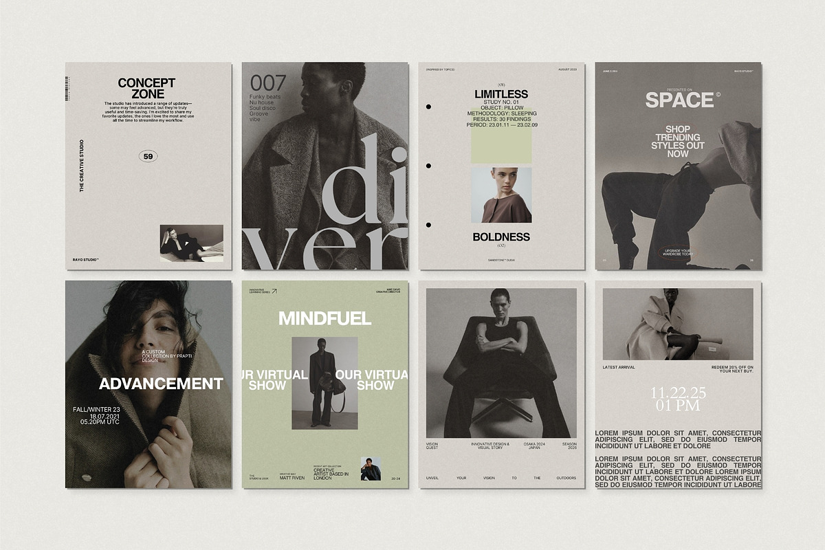 RAYO | Social Media Kit (I), a Social Media Template by Pixel Grid (Photo 8 of 10)