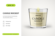 Candle Mockup, a Household Mockup by Green Art (Thumbnail 1 of 5)