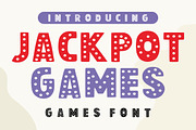 Jackpot Games - Dot Font, a Handwritten Font by Fourteen Letter (Thumbnail 1 of 8)