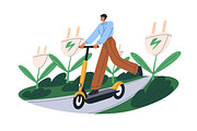 Environmental care. Eco concepts set, a Technology Illustration by Good Studio (Thumbnail 3 of 9)