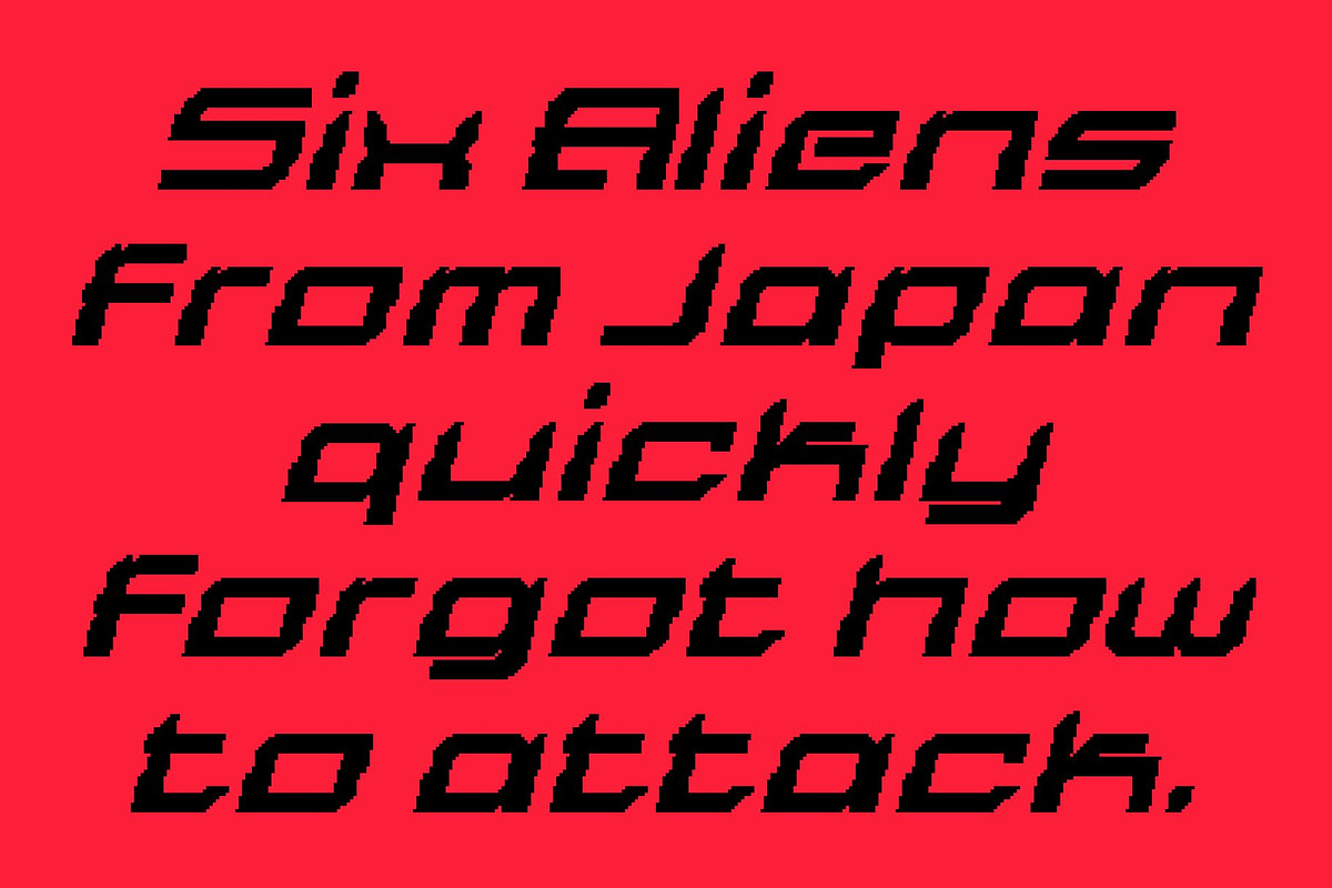 Guinsa Pixel, a Sans Serif Font by Craft Supply Co. (Photo 7 of 8)