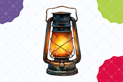 Watercolor Cute Warm Christmas Clipa, an Illustration by designcity5 (Thumbnail 4 of 5)