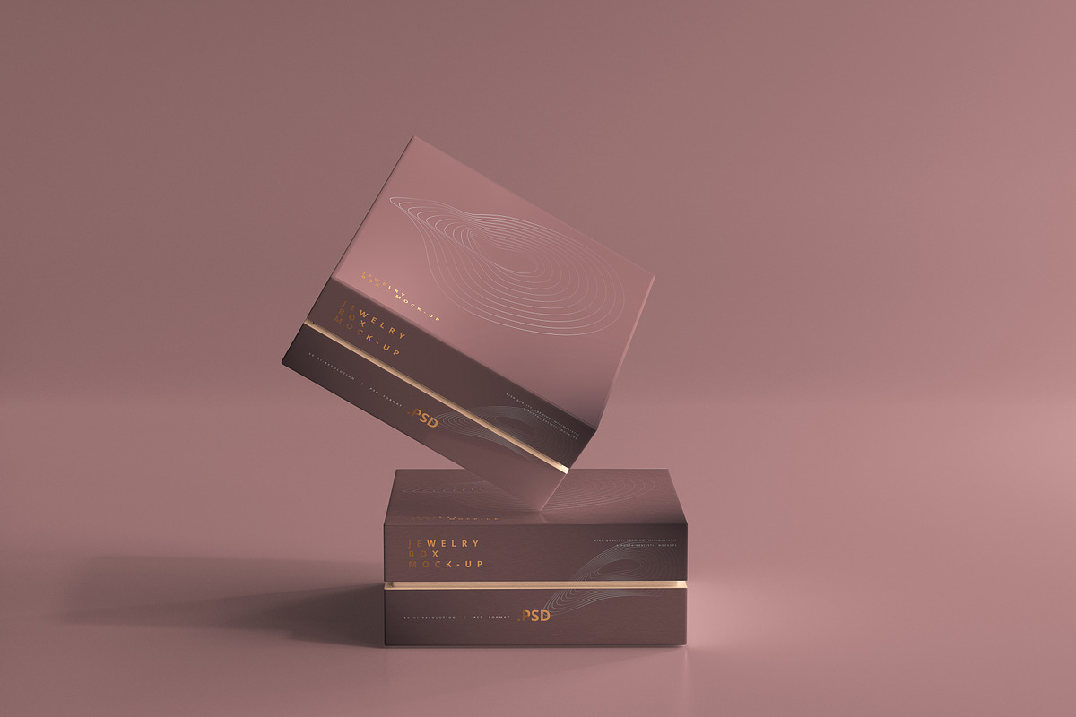 Jewelry or Gift Box Mockups, a Pens & Pencil Mockup by pmvch (Photo 16 of 32)
