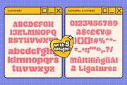 Sugar Peachy - Retro Soft Family, a Serif Font by Dharmas Foundry (Thumbnail 13 of 15)