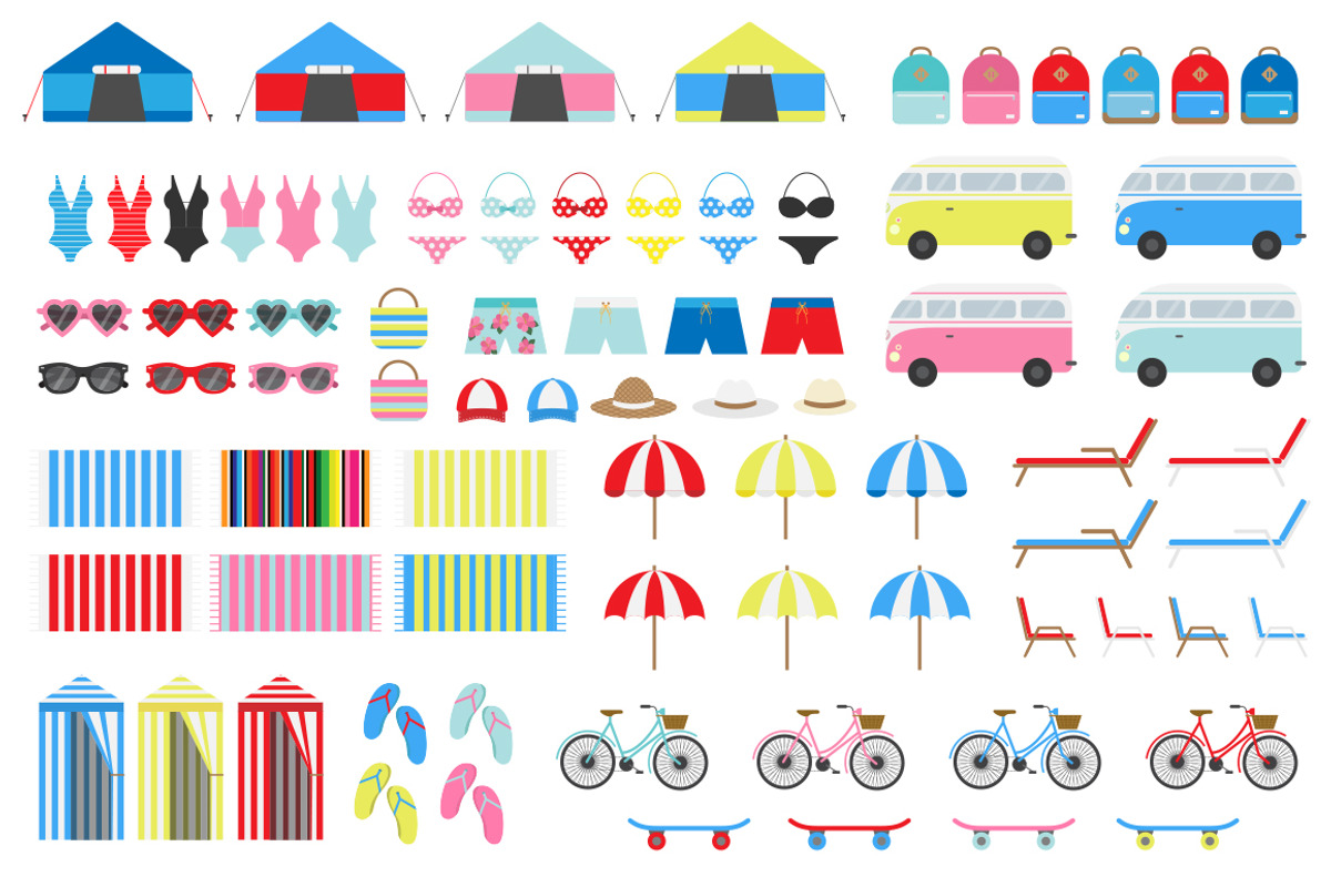 Let's Go To The Beach! Icon Set, an Icon by GraphicsByKassy (Photo 2 of 12)