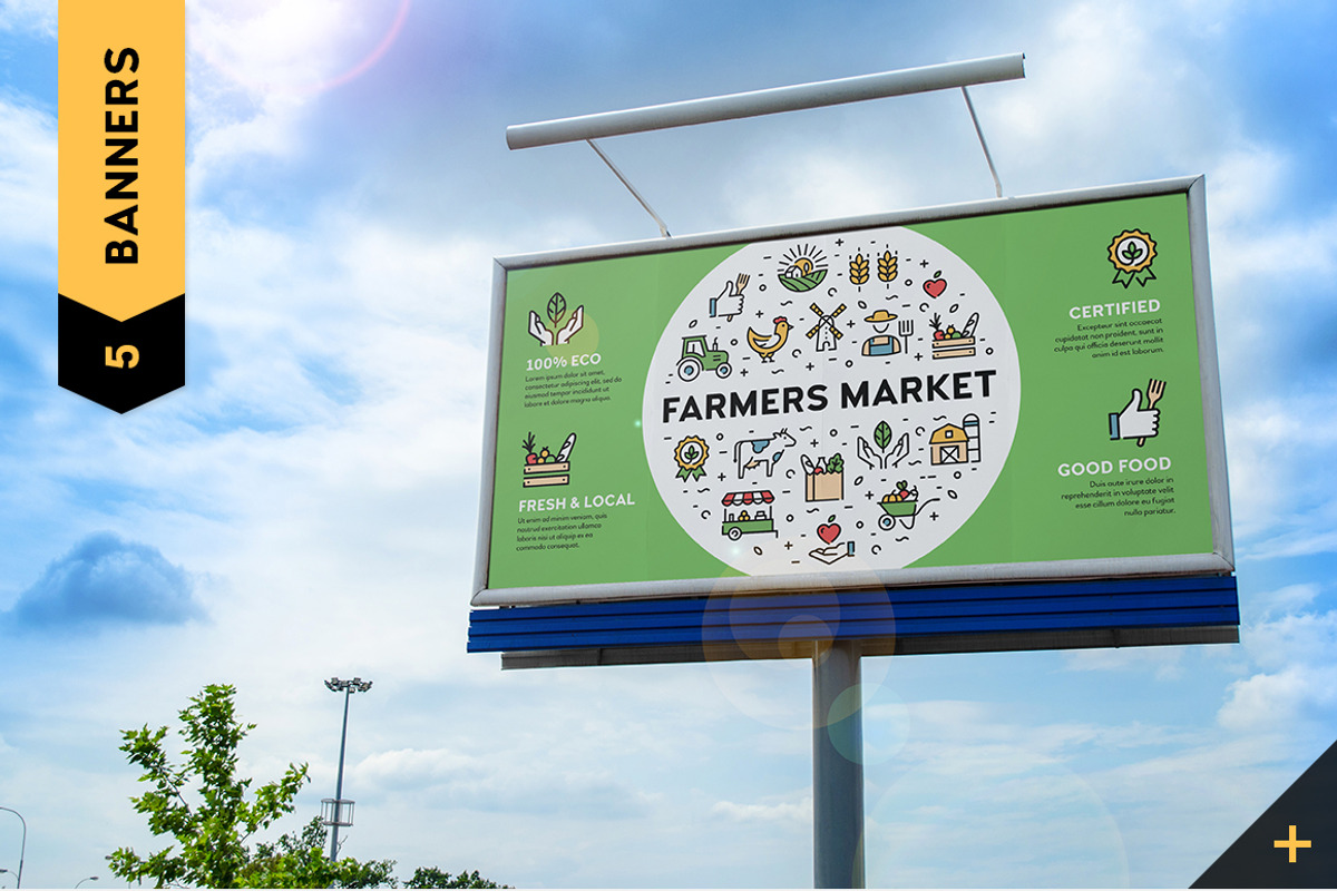 Farmers Market Food Pack, an Outline Icon by Falcon eye (Photo 7 of 8)