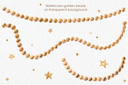Golden Bows, Ribbons & Beads, a Decorative Illustration by Anastasia Koba (Thumbnail 3 of 4)