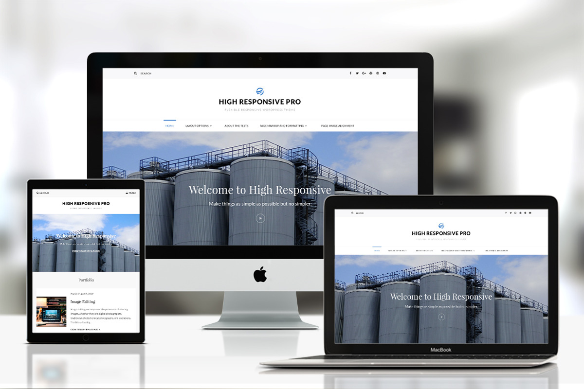 High Responsive Pro, a WordPress Template by Catch Themes