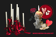 Moody Valentine Collage Kit, an Object Graphic by Anzhelika (Thumbnail 5 of 12)