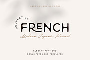 Le French - Organic Paired Duo, a Sans Serif Font by Sans & Sons (Thumbnail 1 of 11)